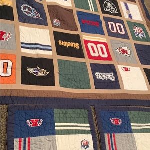 Pottery Barn NFL Quilt & Shams